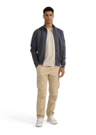 Funnel Neck Zip-Through Jacket - Anthracite
