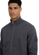 Funnel Neck Zip-Through Jacket - Anthracite