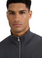 Funnel Neck Zip-Through Jacket - Anthracite