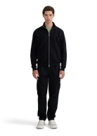 Funnel Neck Zip-Through Jacket - Black