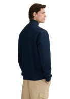 Funnel Neck Zip-Through Jacket - Navy