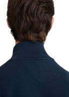 Funnel Neck Zip-Through Jacket - Navy