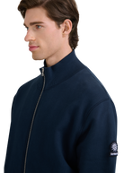 Funnel Neck Zip-Through Jacket - Navy