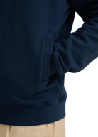 Funnel Neck Zip-Through Jacket - Navy