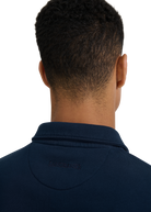 Quarter-Zip Polo Collar Sweatshirt - Navy