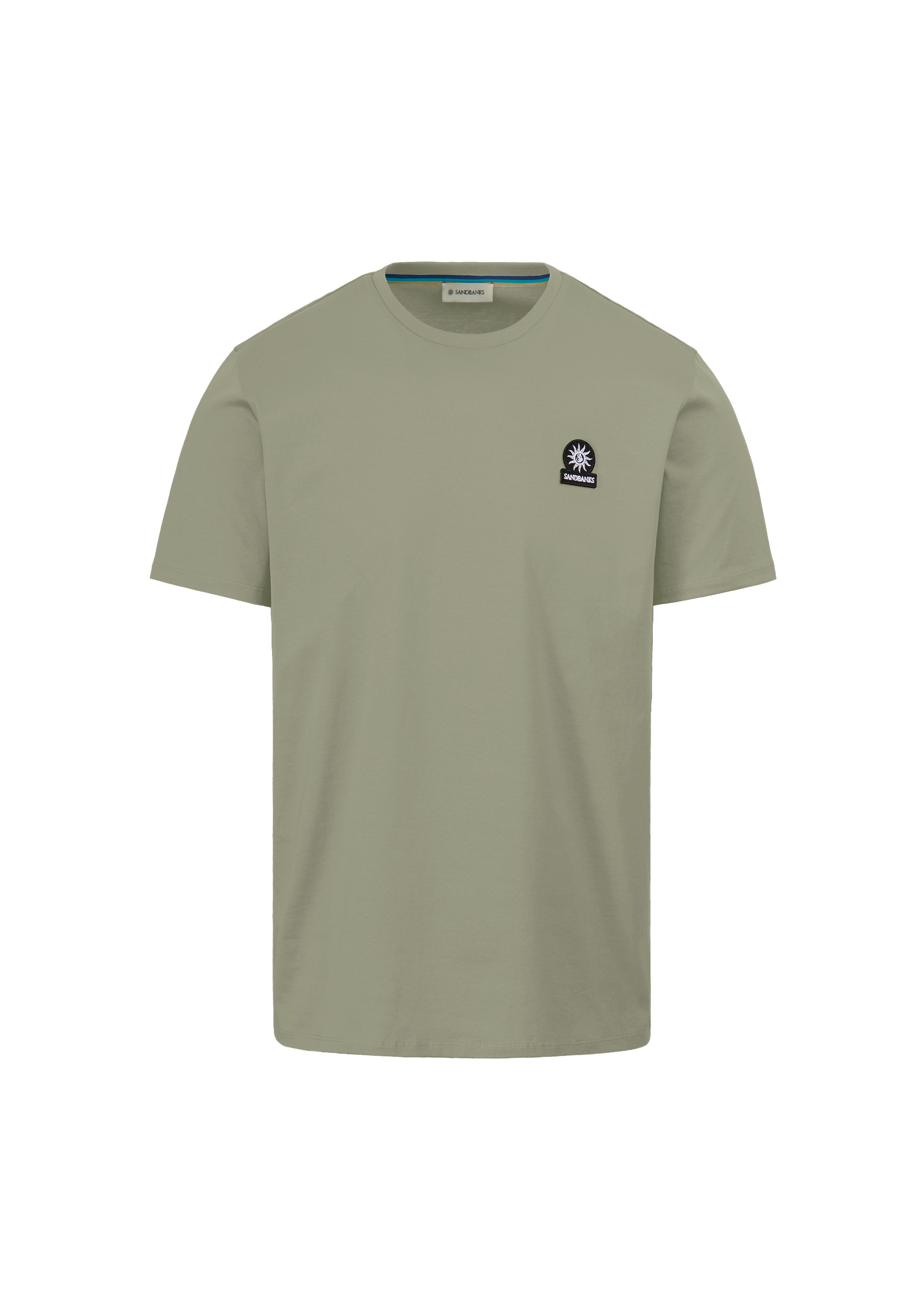 Sandbanks Badge Logo T-Shirt - Army