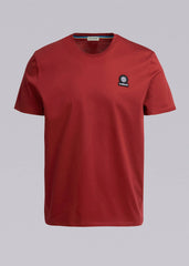 Sandbanks Badge Logo T-Shirt - Burgundy
