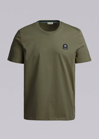 Sandbanks Badge Logo T-Shirt - Khaki - Sandbanks