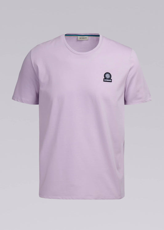 Sandbanks Badge Logo T-Shirt - Lilac
