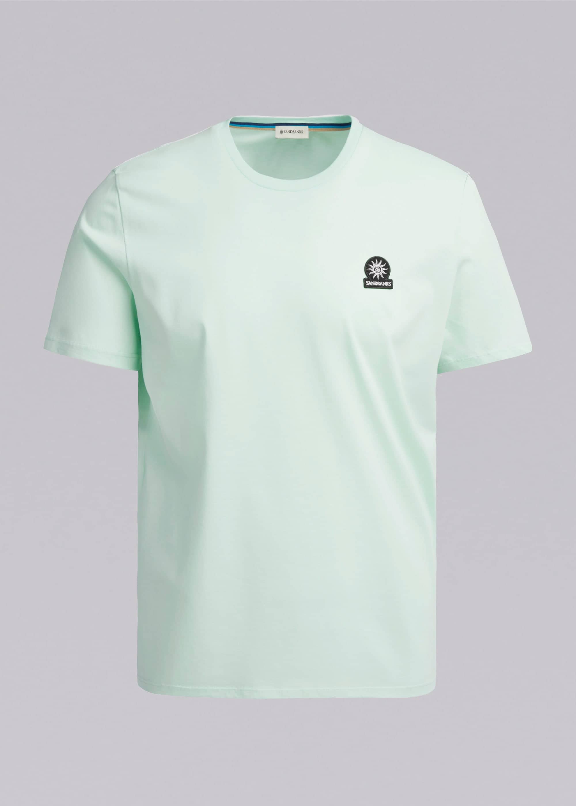 Sandbanks Badge Logo T-Shirt - Mint - Sandbanks