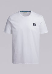 Sandbanks Badge Logo T-Shirt - White - Sandbanks