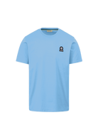 Sandbanks Badge Logo T-Shirt - Dusty Blue - Sandbanks