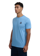 Sandbanks Badge Logo T-Shirt - Dusty Blue