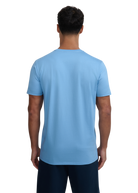 Sandbanks Badge Logo T-Shirt - Dusty Blue