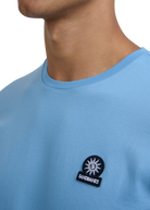 Sandbanks Badge Logo T-Shirt - Dusty Blue