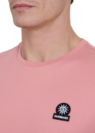 Sandbanks Badge Logo T-Shirt - Dusty Pink