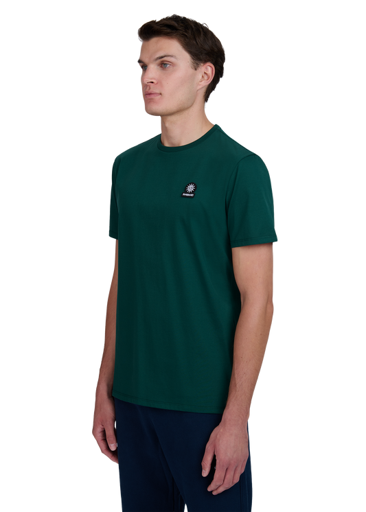 Sandbanks Badge Logo T-Shirt - Emerald Green