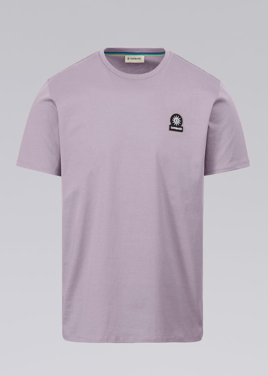 Sandbanks Badge Logo T-Shirt - Lilac
