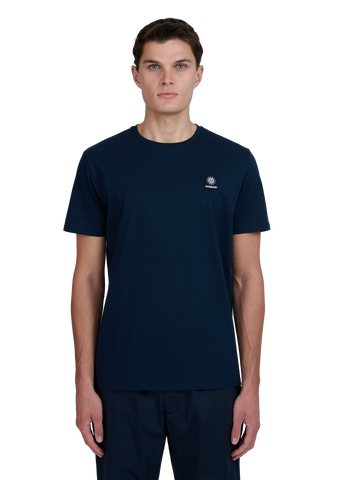 Sandbanks Badge Logo T-Shirt - Navy - Sandbanks
