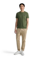 Sandbanks Badge Logo T-Shirt - Olive