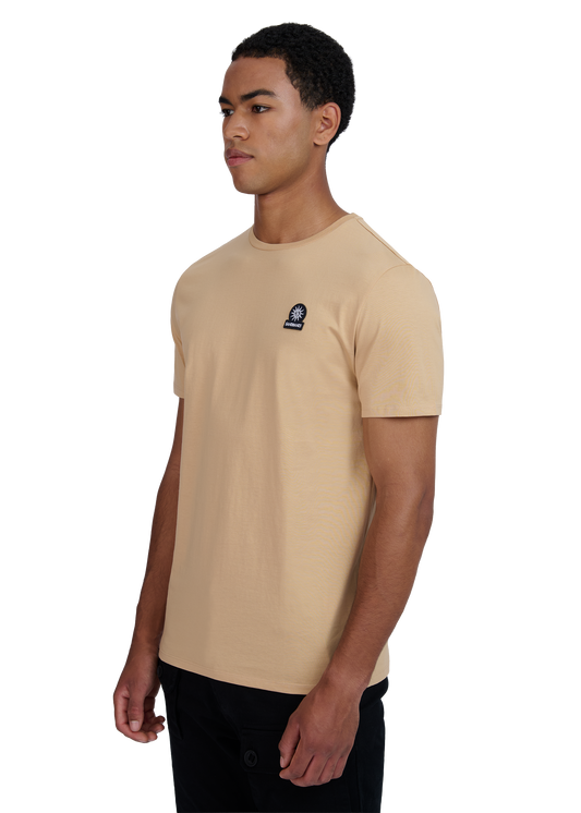 Sandbanks Badge Logo T-Shirt - Sand