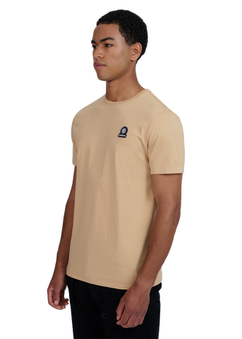 Sandbanks Badge Logo T-Shirt - Sand