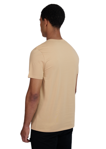 Sandbanks Badge Logo T-Shirt - Sand