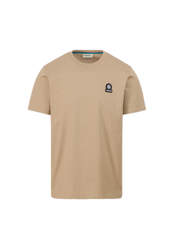 Sandbanks Badge Logo T-Shirt - Sand