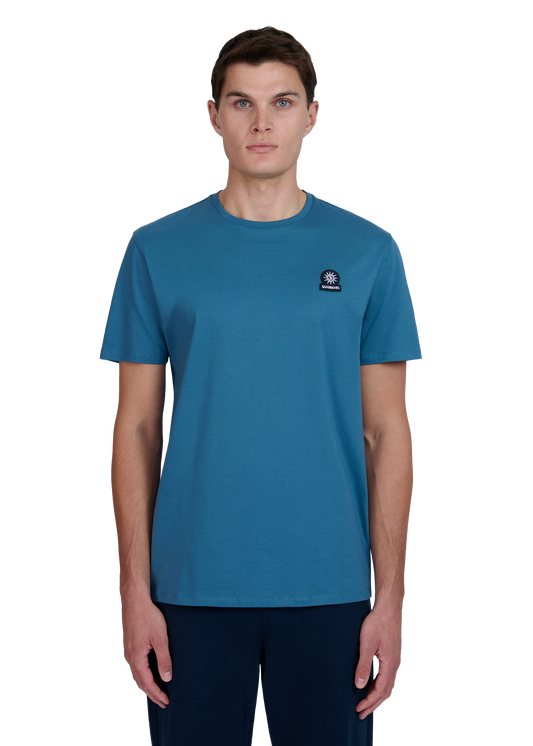 Sandbanks Badge Logo T-Shirt - Teal