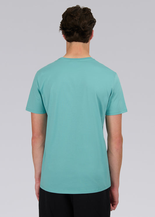 Sandbanks Badge Logo T-Shirt - Turquoise