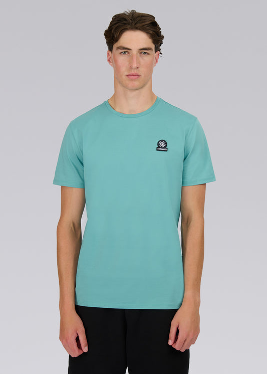 Sandbanks Badge Logo T-Shirt - Turquoise