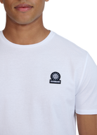 Sandbanks Badge Logo T-Shirt - White - Sandbanks