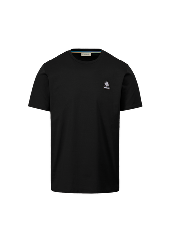 Sandbanks Badge Logo T-Shirt - Black - Sandbanks