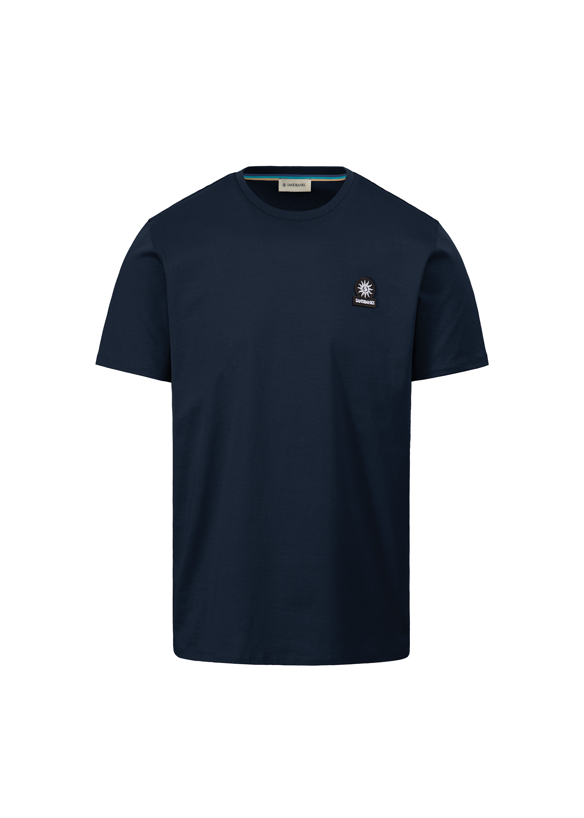 Sandbanks Badge Logo T-Shirt - Navy - Sandbanks