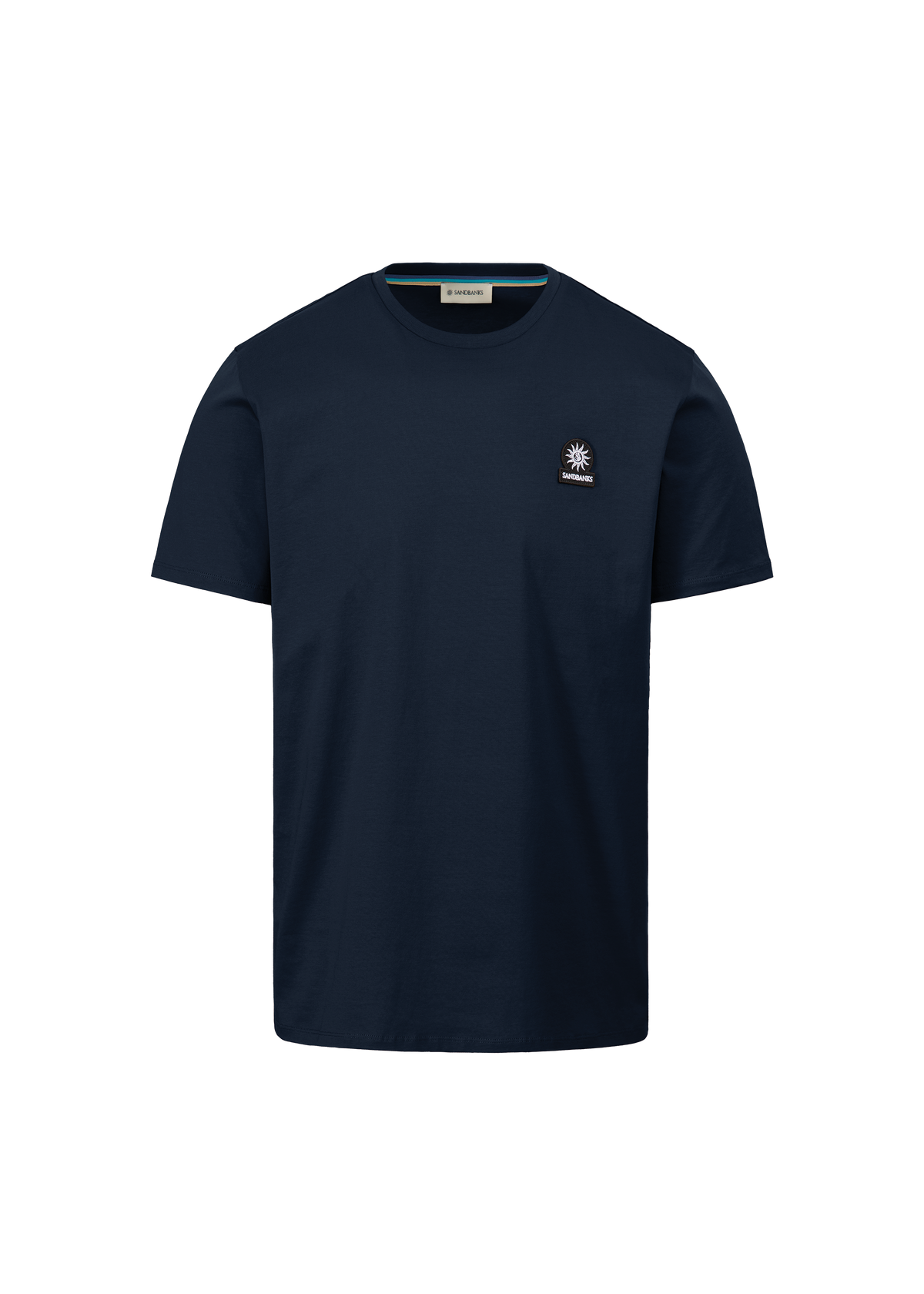 Sandbanks Badge Logo T-Shirt - Navy - Sandbanks