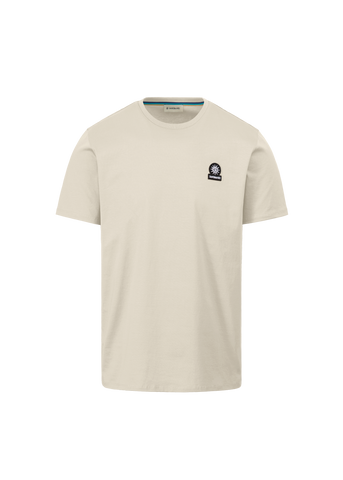 Sandbanks Badge Logo T-Shirt - Stone