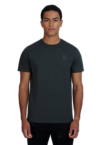 Sandbanks Rubberised Badge Logo T-Shirt - Anthracite