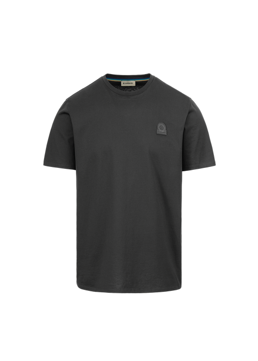 Sandbanks Rubberised Badge Logo T-Shirt - Anthracite