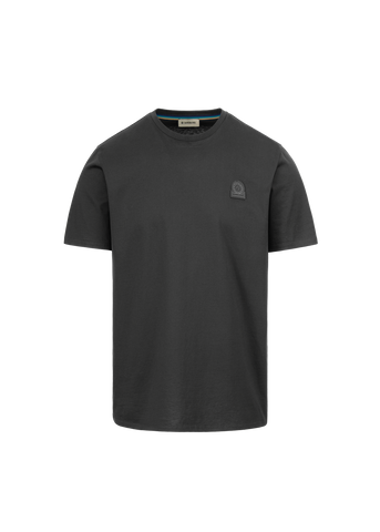 Sandbanks Rubberised Badge Logo T-Shirt - Anthracite