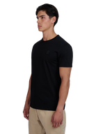 Sandbanks Rubberised Badge Logo T-Shirt - Black - Sandbanks