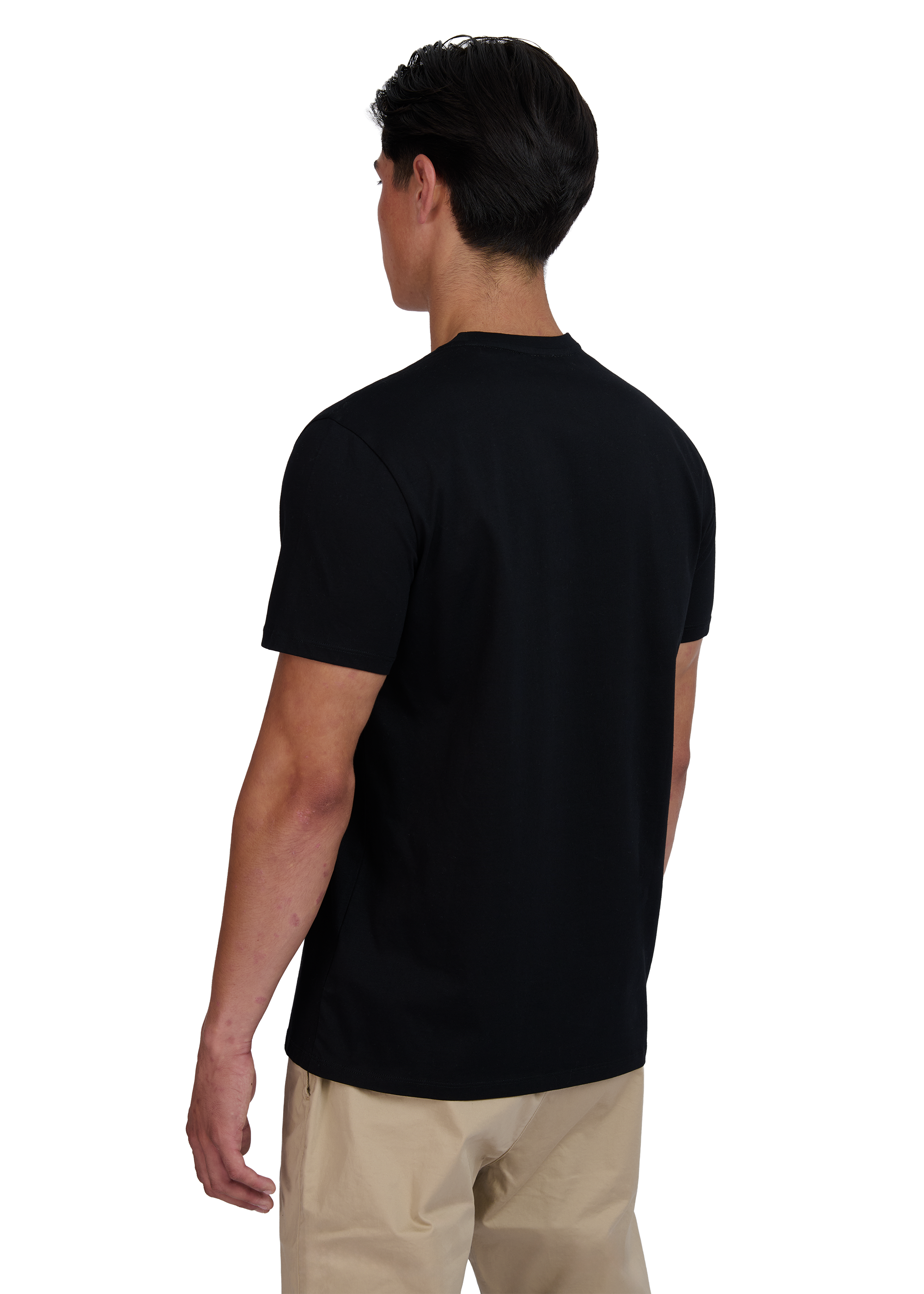Sandbanks Rubberised Badge Logo T-Shirt - Black - Sandbanks
