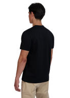 Sandbanks Rubberised Badge Logo T-Shirt - Black - Sandbanks
