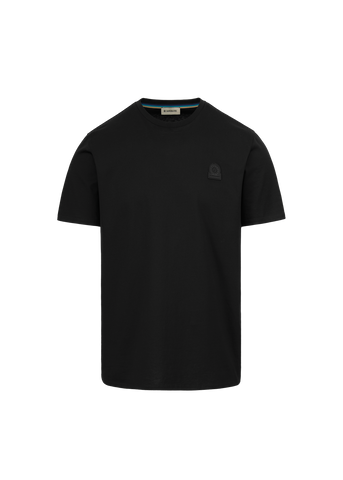 Sandbanks Rubberised Badge Logo T-Shirt - Black