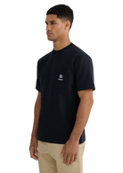 Zip Pocket Interlock T-Shirt - Black