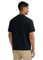 Zip Pocket Interlock T-Shirt - Black