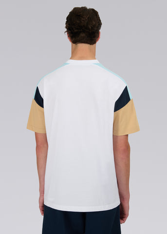 Sandbanks Relaxed Panel T-Shirt - White