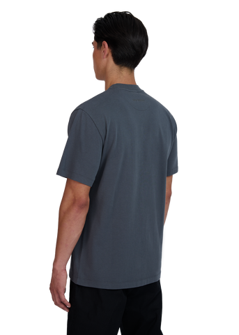 Sandbanks Double Jersey Collegiate T-Shirt - Anthracite