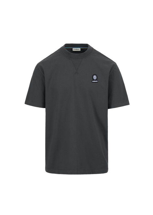 Sandbanks Double Jersey Collegiate T-Shirt - Anthracite