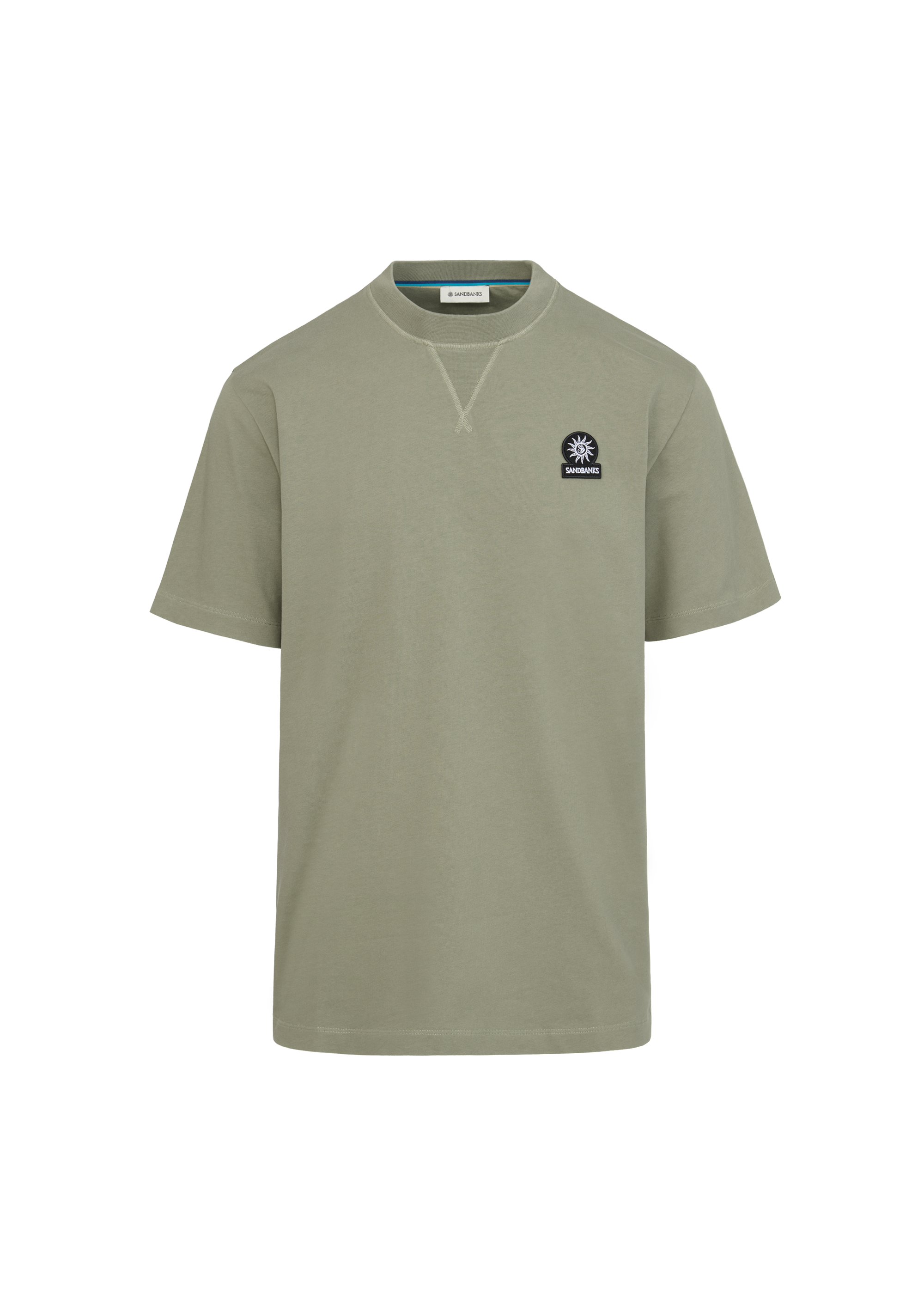 Sandbanks Double Jersey Collegiate T-Shirt - Army