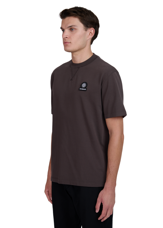 Sandbanks Double Jersey Collegiate T-Shirt - Brown